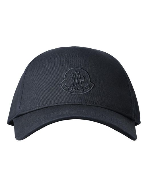 Moncler Blue Black Cotton Hat
