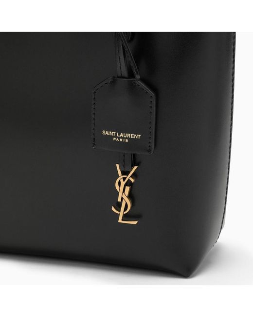 Saint Laurent Black Mini Shopping Bag In Box
