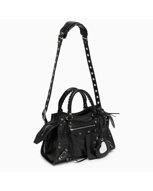 Balenciaga Black Neo Cagole City Small Bag