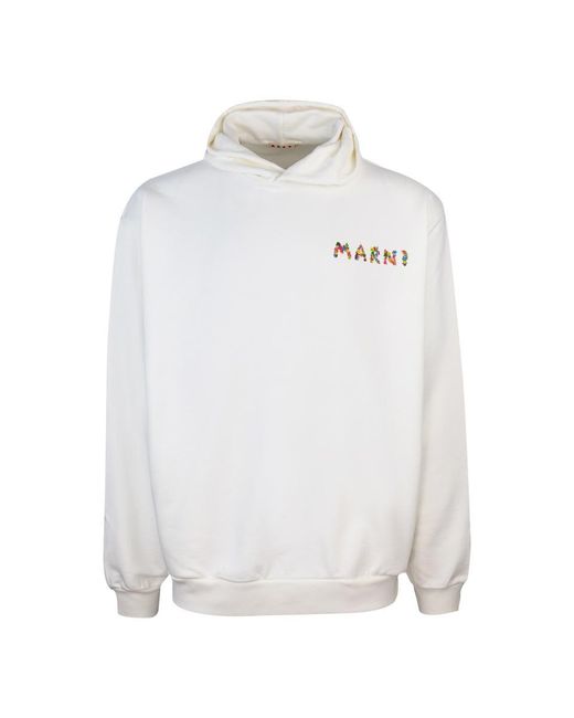 Marni White Sweatshirt for men