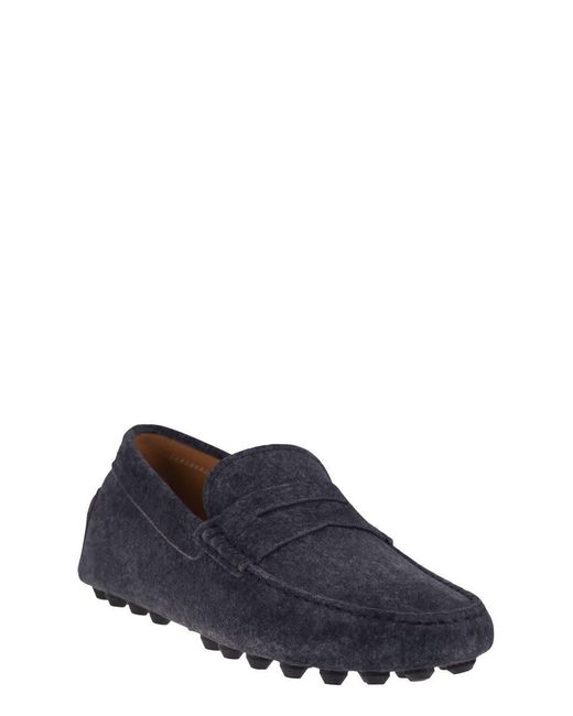 Tod's Blue Gommino Bubble Sole for men