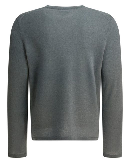 Vince Gray Cashmere Silk Knitwear for men