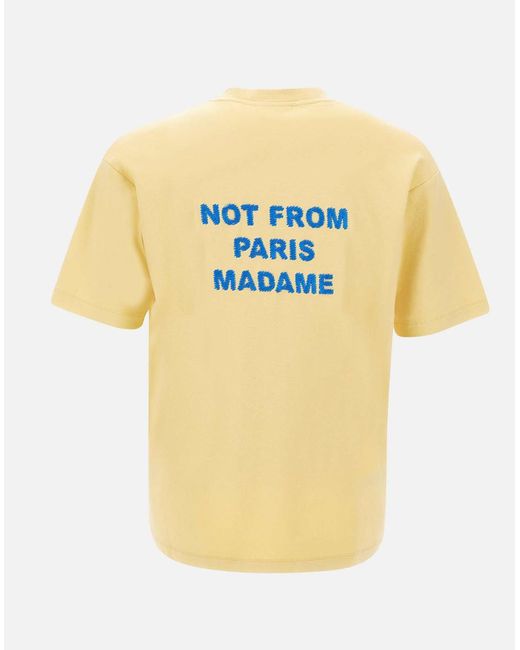 Drole de Monsieur Yellow T-Shirts And Polos for men