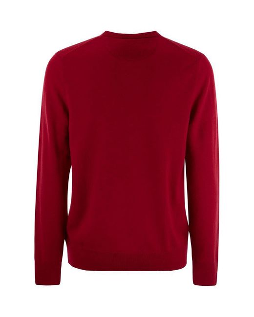 Polo Ralph Lauren Red Crew-neck Wool Sweater for men