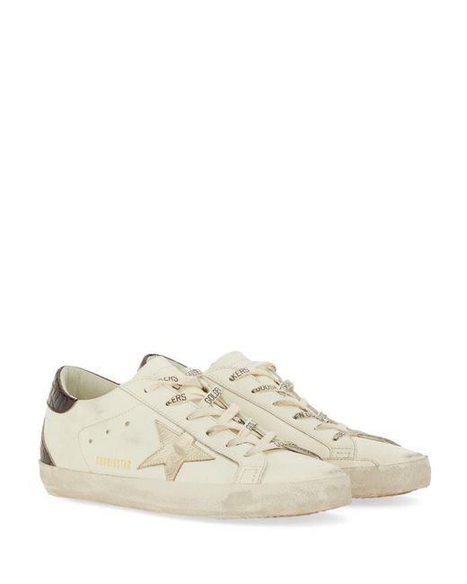 Golden Goose Deluxe Brand White "Super Star" Sneaker