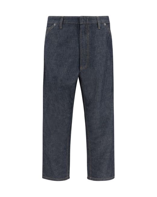 Prada Blue Baggy Pants for men
