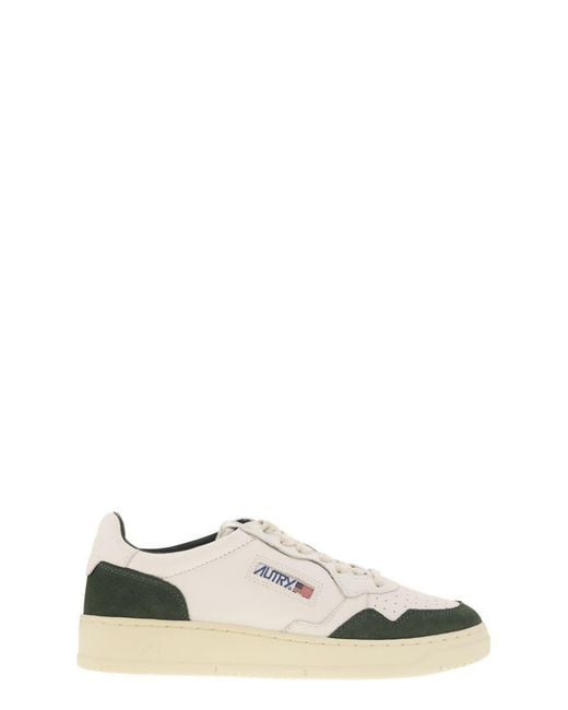 Autry White Medalist Low for men