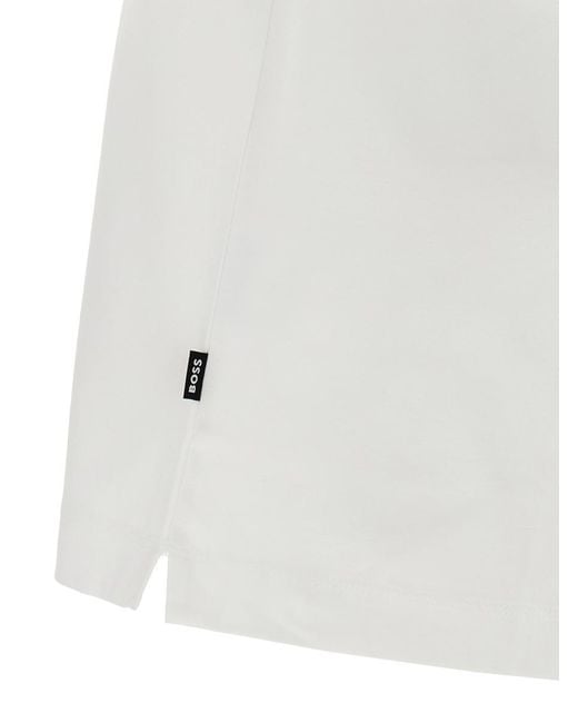 Boss White 'Taut 01' T-Shirt for men