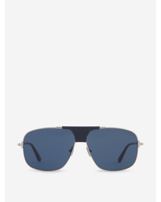 Tom Ford Blue Tex Aviator Sunglasses for men
