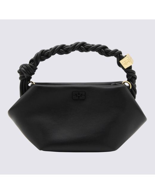 Ganni Black Bou Mini Top Handle Bag