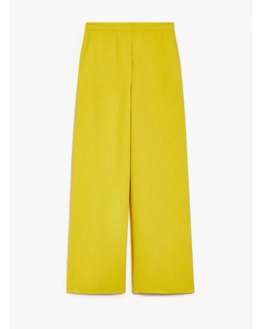 Max Mara Yellow Trousers