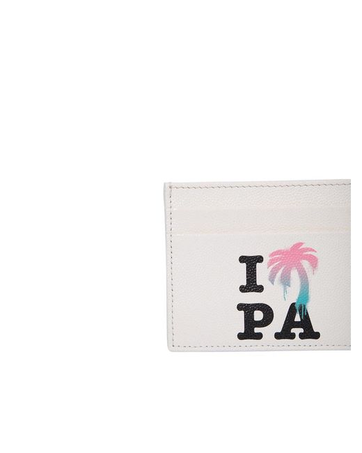 Palm Angels White Wallets for men