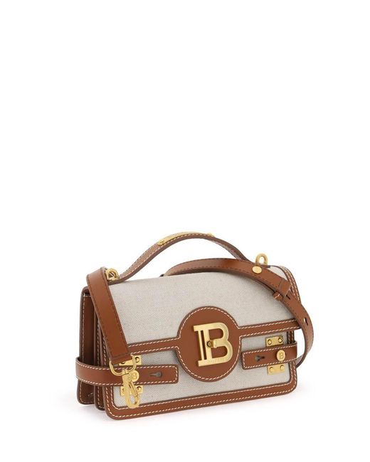 Balmain Brown B-Buzz 24 Handbag