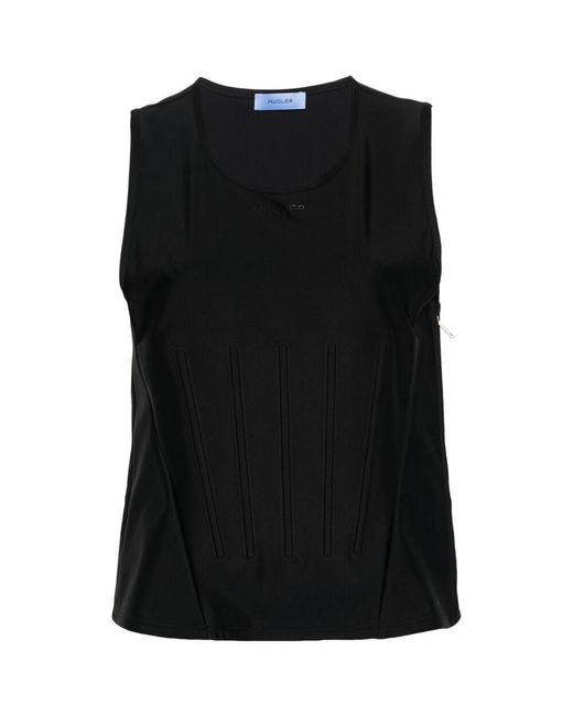 Mugler Black T-Shirts for men