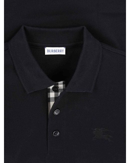 Burberry Black Polo Shirt Ekd for men