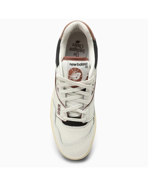 New Balance White Low 550/Vintage Sneakers for men