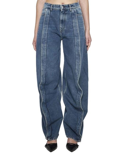 Y. Project Blue 'Evergreen Banana Jeans' Jeans