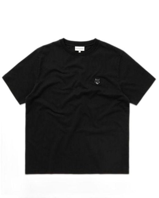 Maison Kitsuné Black T-shirts & Tops