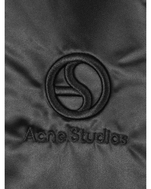 Acne Black Long Coat By for men