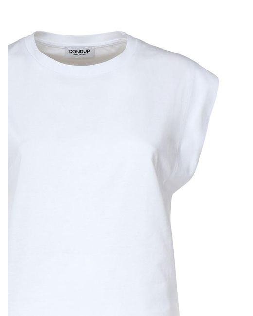 Dondup White T-Shirts And Polos