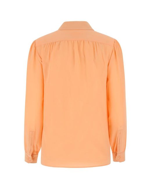 Saint Laurent Orange Shirts