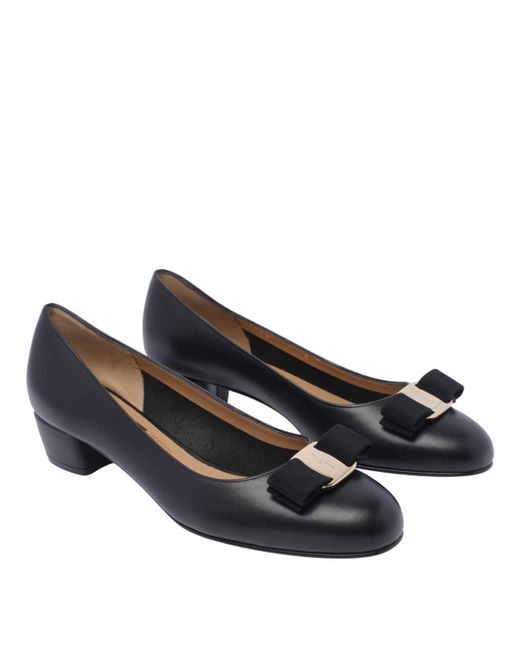Ferragamo Blue With Heel