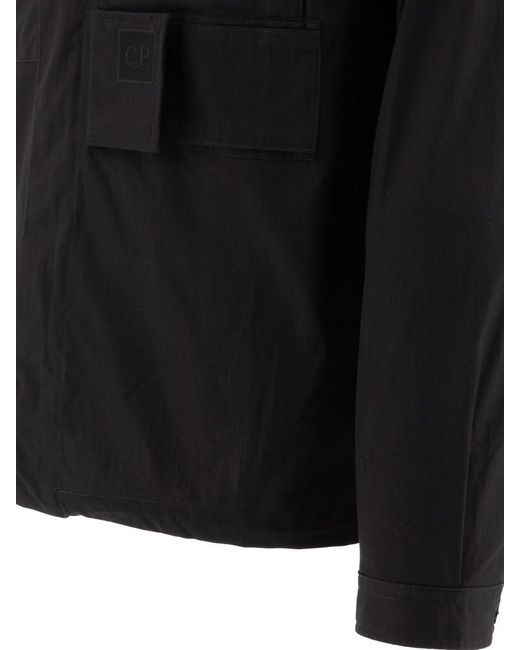 C P Company Black The Metropolis Serie Utility Jackets for men