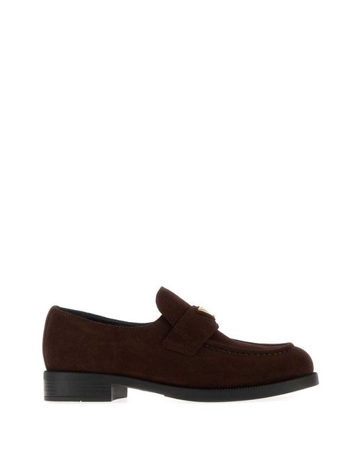 Prada Brown Moccasters