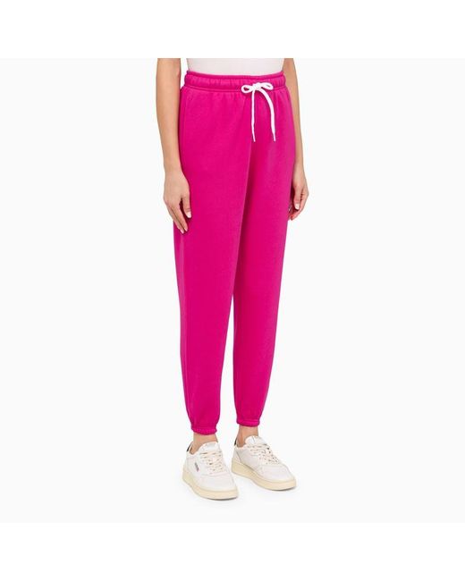 Polo Ralph Lauren Pink Fuchsia Cotton Jogging Trousers