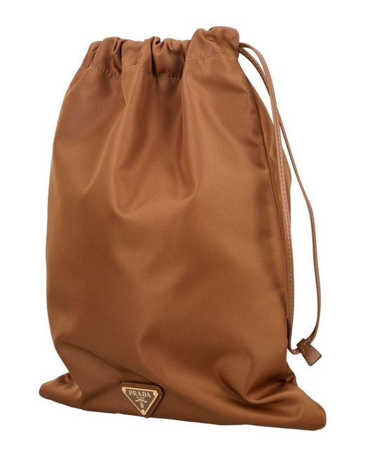 Prada Brown Re-nylon Pouch