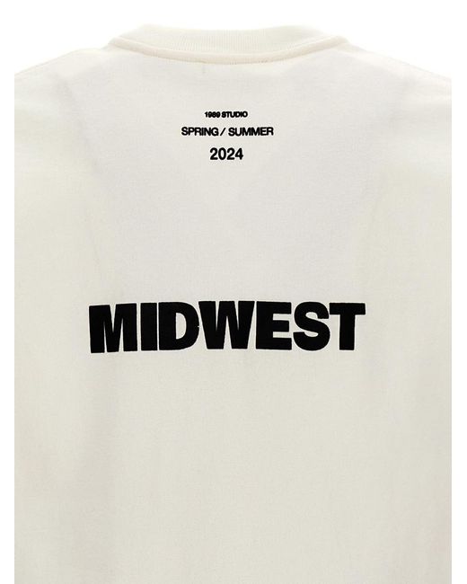 1989 STUDIO White 'Midwest' T-Shirt for men