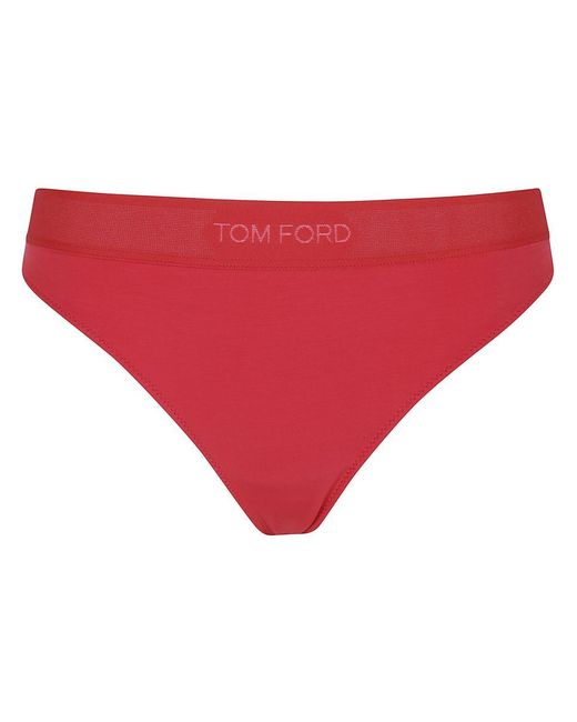 Tom Ford Red Modal "Signature" Thong