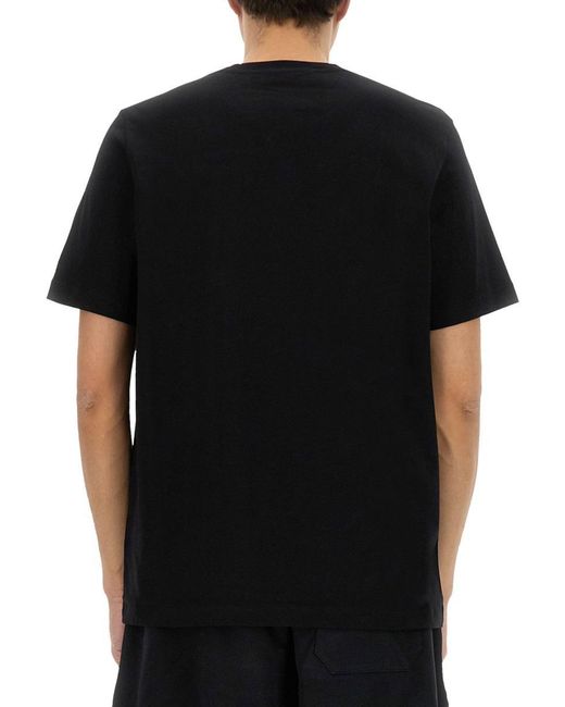 MSGM Black Cotton Tshirt for men