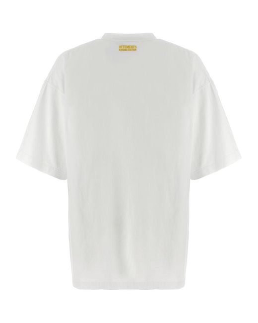 Vetements White T-Shirts for men