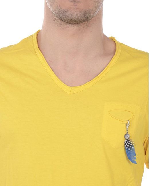 Daniele Alessandrini Yellow Topwear for men