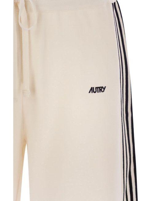 Autry Natural Short Viscose Trousers for men