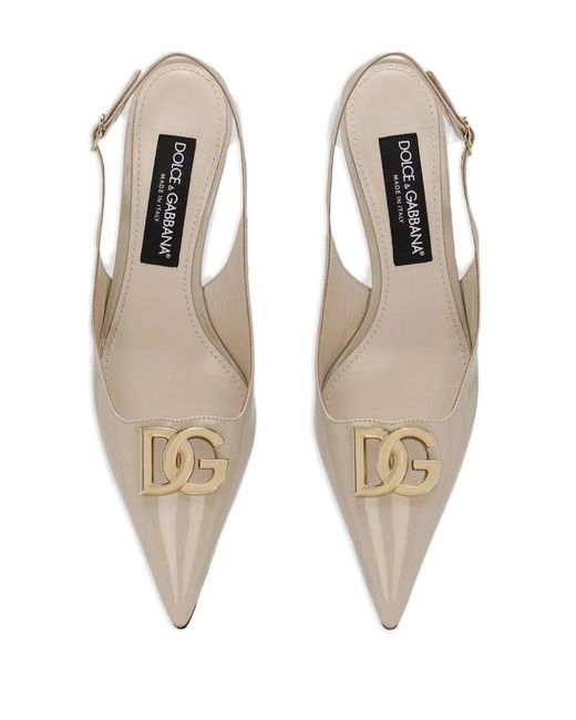 Dolce & Gabbana White Flat Shoes