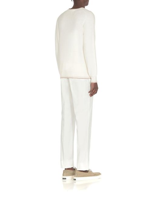 Peserico White Sweaters for men