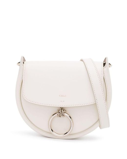 Chloé Natural Arlene Leather Crossbody Bag