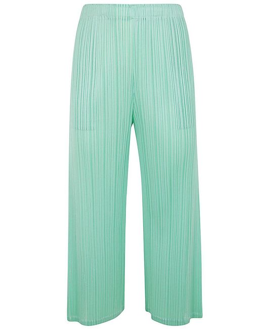 Pleats Please Issey Miyake Green Monthly Colors March Pants