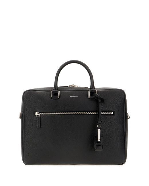 Saint Laurent Black Briefcase for men