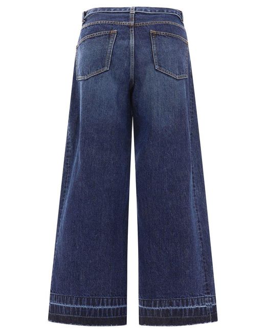 Sacai Blue Belted Jeans