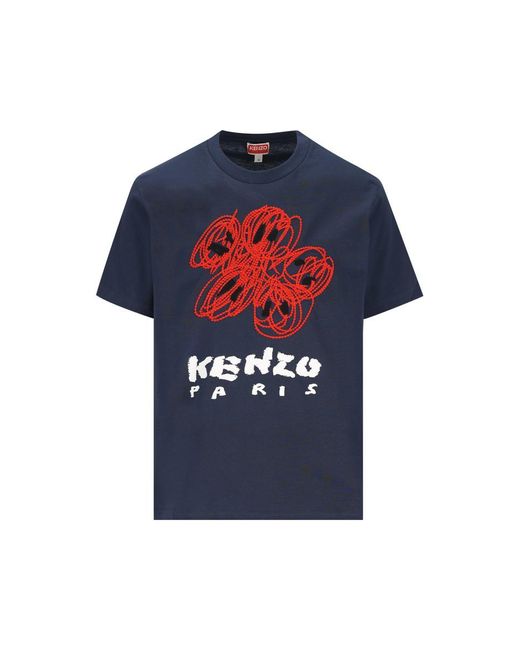 KENZO Blue T-Shirts And Polos for men