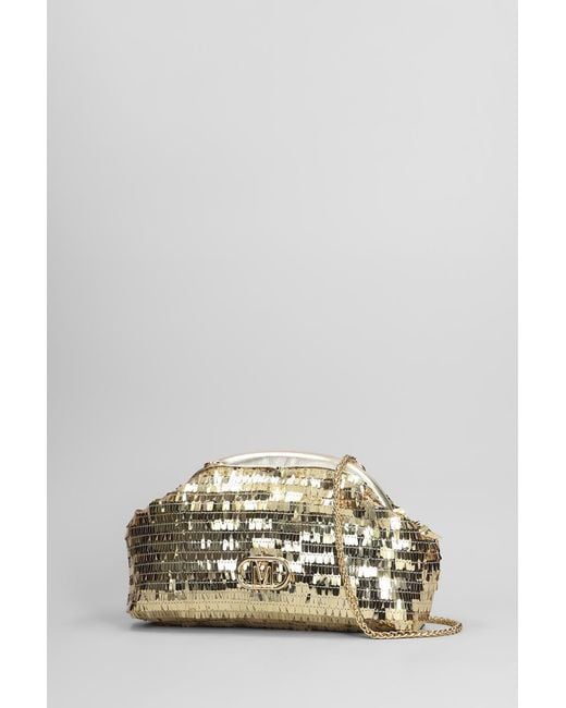 Marc Ellis Metallic Pailettes Clutch Shoulder Bag