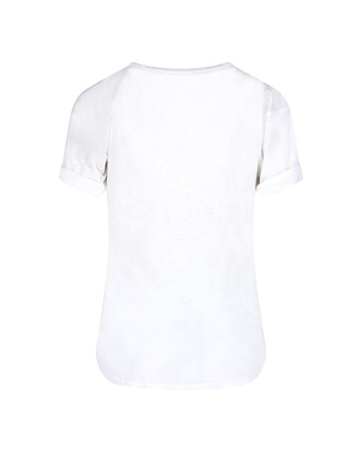 Isabel Marant White Linen T-shirt