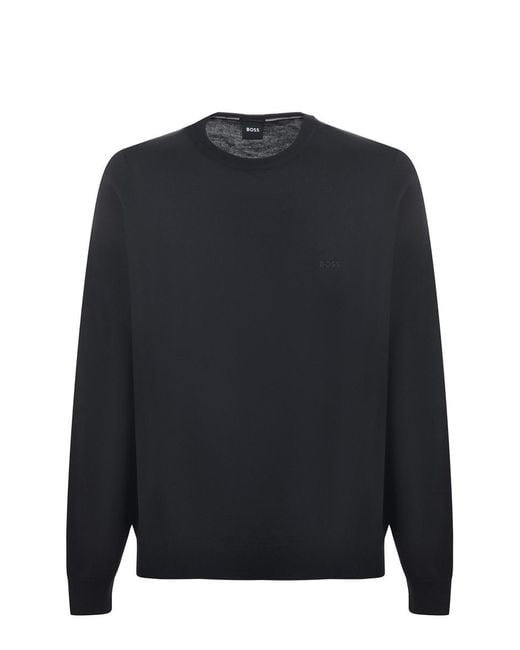 Boss Blue Sweater for men