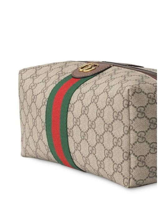 Gucci Multicolor Ophidia GG Supreme Canvas & Leather Toiletry Case for men