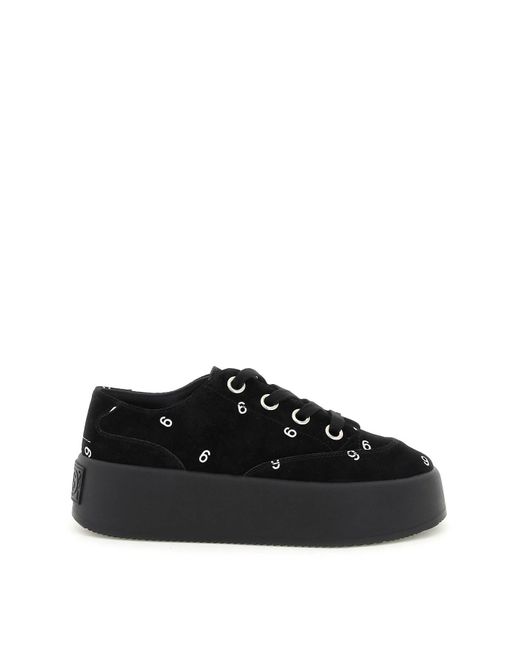 Womens Shoes Trainers High-top trainers MM6 by Maison Martin Margiela Rubber Platform High-top Sneakers in Black 