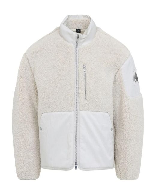 Moose Knuckles White Saglek Jacket Clothing for men