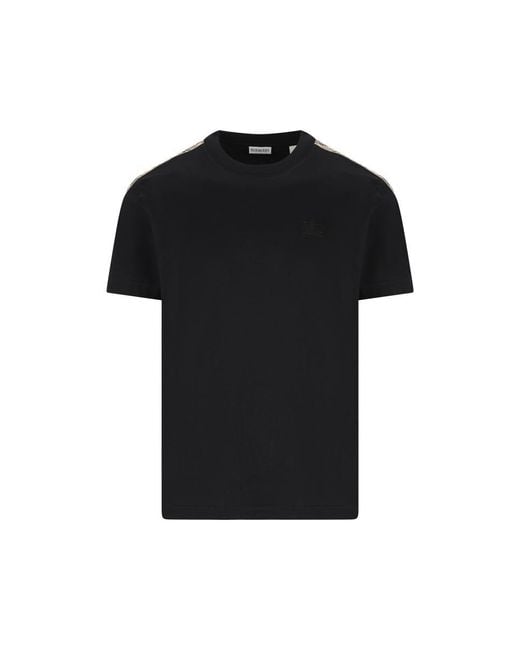 Burberry Black T-shirt And Polo Shirt for men